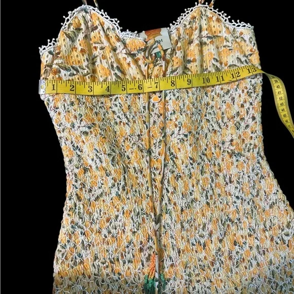 FARM Rio Vibrant Yellow Floral Maxi Dress - Picture 7 of 8